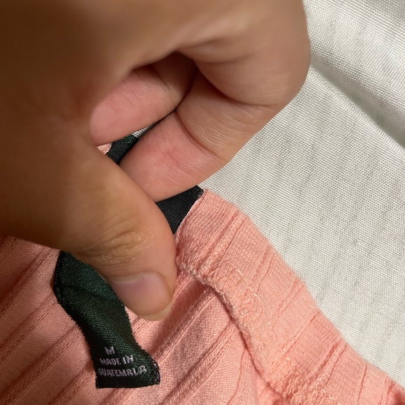 Wild Fable Coral Ribbed Short Sleeve Tee - Picture 4 of 4